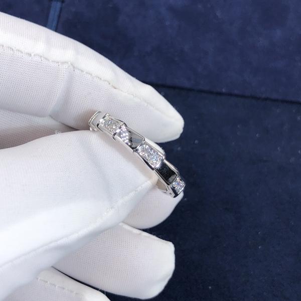 Elegant   Customized 18K Gold   Serpenti Viper Ring Diamond Ring Yellow Gold White Gold