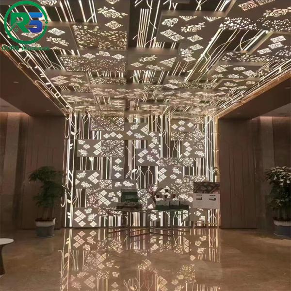 Multicolor Acoustic Aluminum Honeycomb Wall Panels For Interior