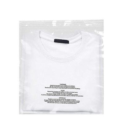 Secure Zipper Closure Custom Logo Print Polybags for Suffocation Warning and Security
