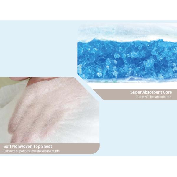 Абсорбция пеленок 800ml устранимого голубого стиля тяжелого дыхания ADL взрослая