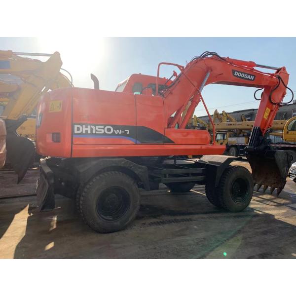 150 210 Doosan Wheel Excavator Second Hand