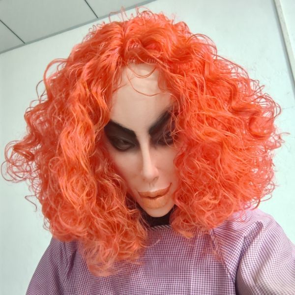 Latex Fantasy Mask for Theatrical Use - One Size Fits Most and Lightweight at 280g