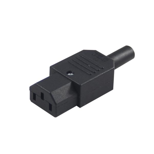 Premium Heavy Duty 18AWG 3 Prongs IEC 60320 C13 Cordon d'alimentation pour moniteur de serveur informatique, 250V 10A 3M avec PVC flexible certifié CE RoHS