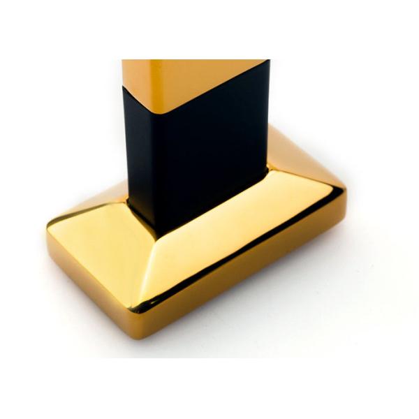 Аксессуар для ванной из массивной латуни Двойная полотенца для ванной с золотым покрытием