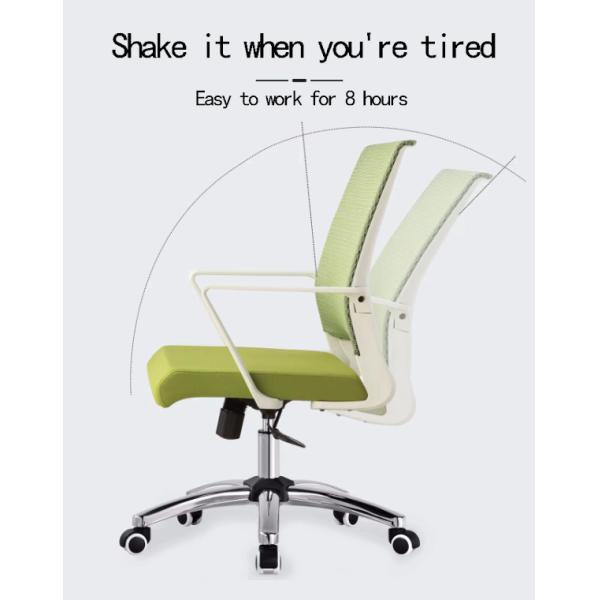 Colores personalizados Silla de oficina de malla ergonómica con respaldo completo ajustable en altura