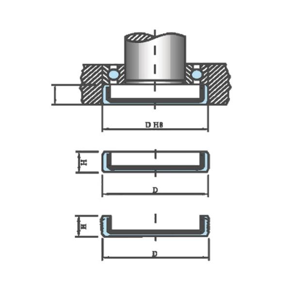 Automotive NBR Oil Seals Mechanical Engine Oil Seals For Heavy Truck