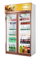 Tomada de fábrica comercial do uso do refrigerador da exposição da bebida do licor da bebida do OEM