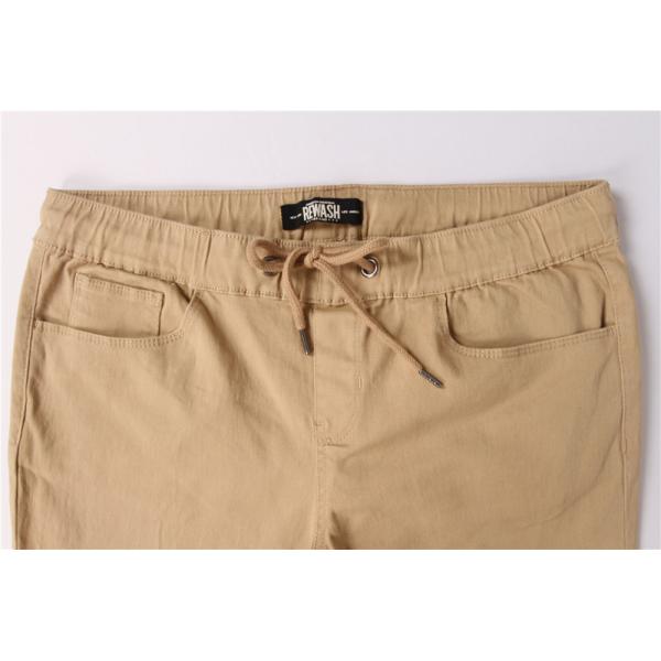 98% Cotton 2% Spandex Ladies Chino Joggers Womens Slim Chinos