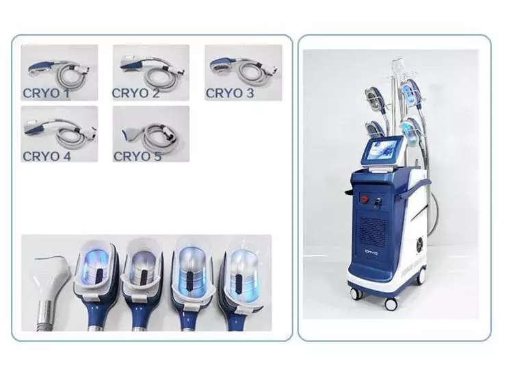 5 Handle 360 Cryo Cryotherapy body slimming machine