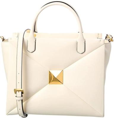 Beige Cheap Valentino One Stud Luxury Brand Handbags Zipper Closure