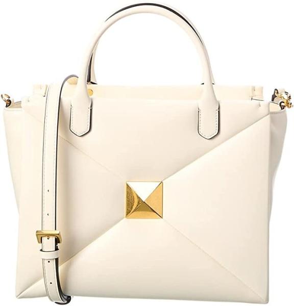Beige Cheap Valentino One Stud Luxury Brand Handbags Zipper Closure