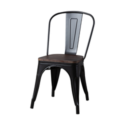Restaurant Furniture Fast Food Coffee Loft Iron Wooden Dining Table for Restaurant Furniture Sets