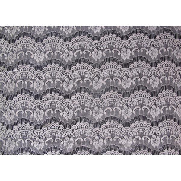 100% Nylon Lace Fabric For Garment , Indoor Ornaments CY-DN0001