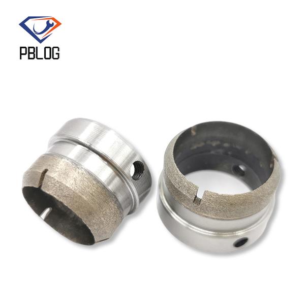 Factory wholesale Sintered Glass ceramic slate drill Diamond raw material drill bit