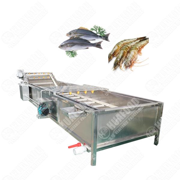 Bubble Type Automatic Vegetable Shrimp Bubble Washing Machine With Top Water Spraying