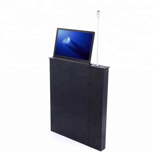 17 Inch LCD Monitor Lift Audio Conference System , Double Screen Motorized Monitor Lift