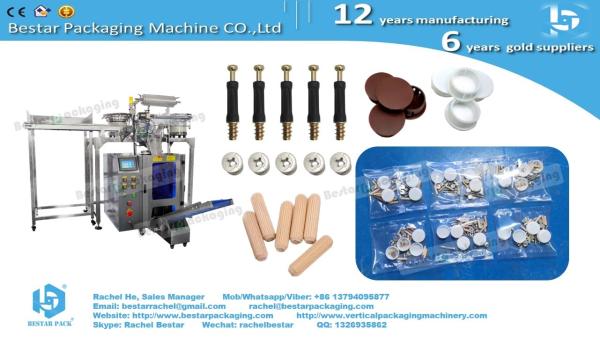 Furniture hardware automatic counting mixing packaging machine with TTO printer
