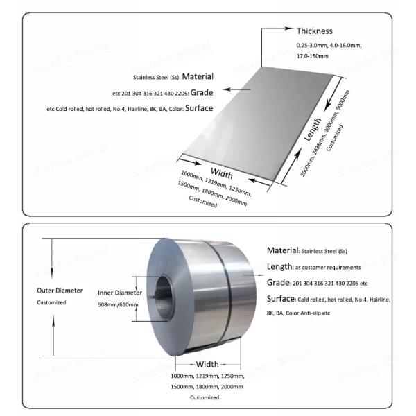 0.3mm 0.5mm Stainless Steel Strip Coils 304 316 Cold Rolled 430 Stainless Steel Coil