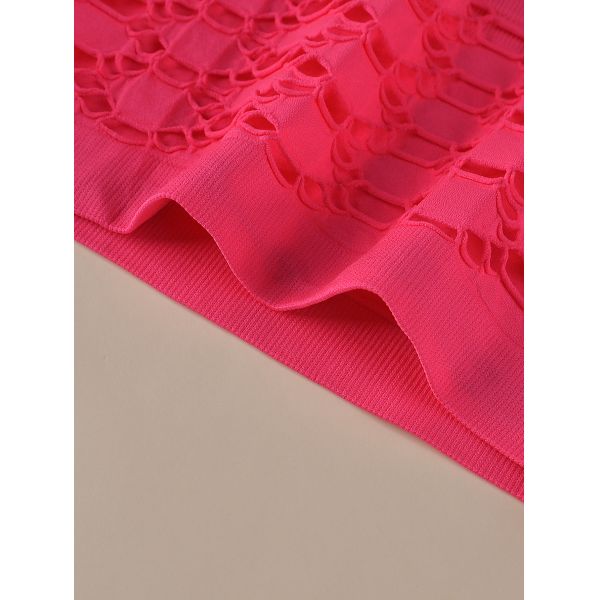 Women Bandeau Top One-piece Hot New Seamless Hollow Tube Top Seamless Breathable Elastic Underwear  Bandeau Top Women