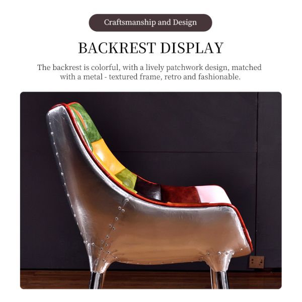 Nidea #8886 Aviator Industrial Retro Chairs Sofa  Lounge Personalization Pub Club Studio Furniture Luxury Chair Sandalye Living Room