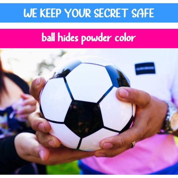 Gender Reveal Props Confetti Powder Filler 14*14*14cm Football for Baby Celebrations