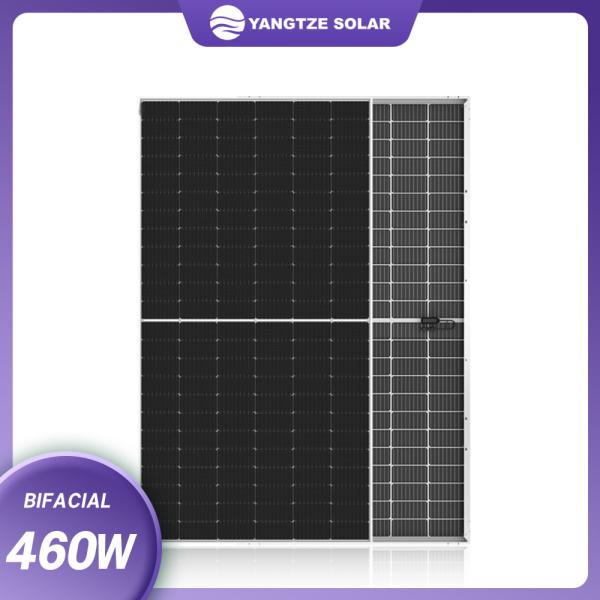 460W Bifacial Photovoltaic Panels Green Solar Energy Grade A OEM