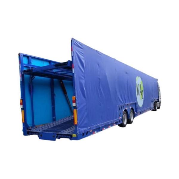 Flexible Loading 2 Axle 6/7/8 Double Deck Truck Car Carrier Semi-Trailer with ABS Ebs
