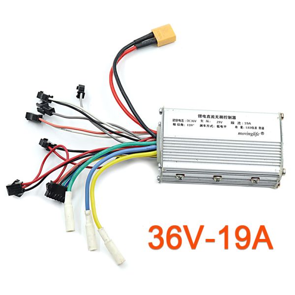 Instrument de régulation de vitesse 36v48v Gouverneur Jh-01 Sans capteur Contrôleur Interrupteur d'écran Accélérateur pour Trottinette Électrique