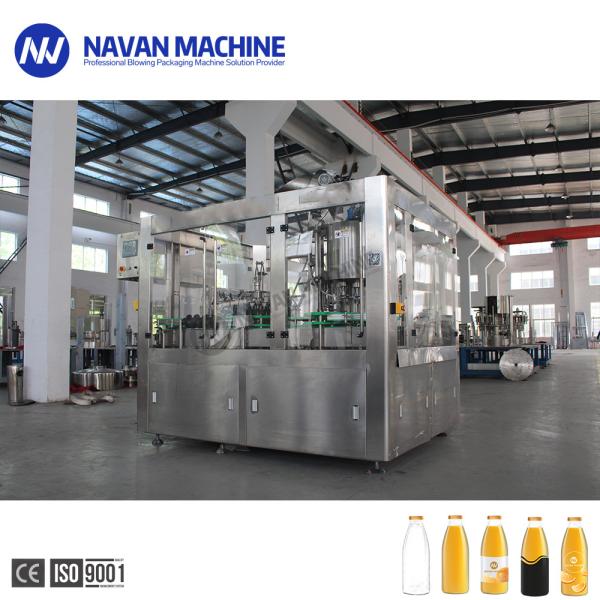 Monoblock Glass Bottle Juice Water Washing Filling Capping Machine