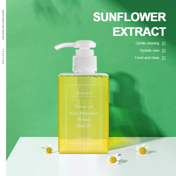 Private Label 400ml Organic Bath Oils Bodywash Blanchissant Bain Douche