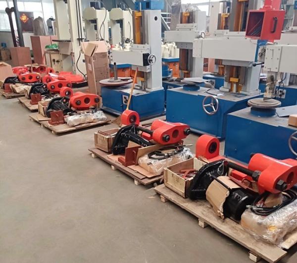 40Cr 42CrMo 150Tons Portable Track Pin Press for Surface Medium Frequency Heat Treatment