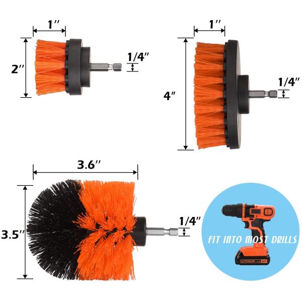 Tile Cleaner Brush for drill Durable Tile For Bathtub, Bath Floor Joints