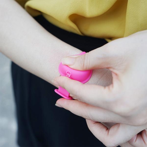 Liquid Silicone Hand Sanitizer Dispenser Bracelet Wristband For Adult Kids