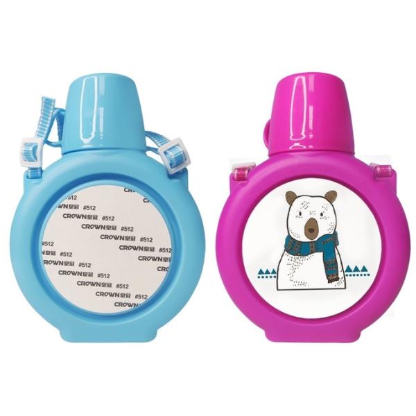 Botella de agua de plástico de sublimación imprimible para la temporada de regreso a la escuela de los niños