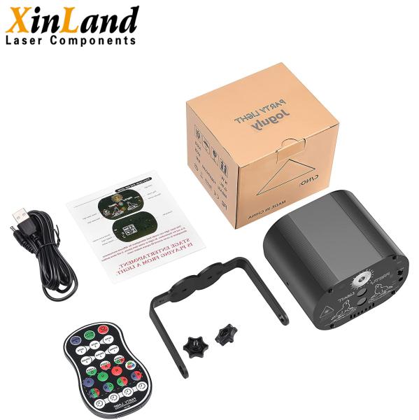 9W Sound Activated LED DJ Laser Party Light For Christmas Halloween