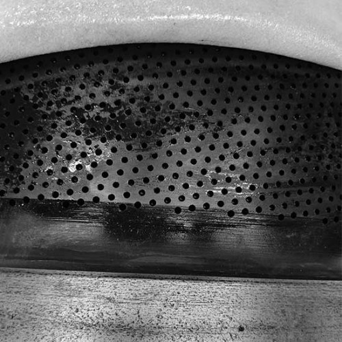 Drilled Hole Suction Press Roller Covering Rubber Cast Steel