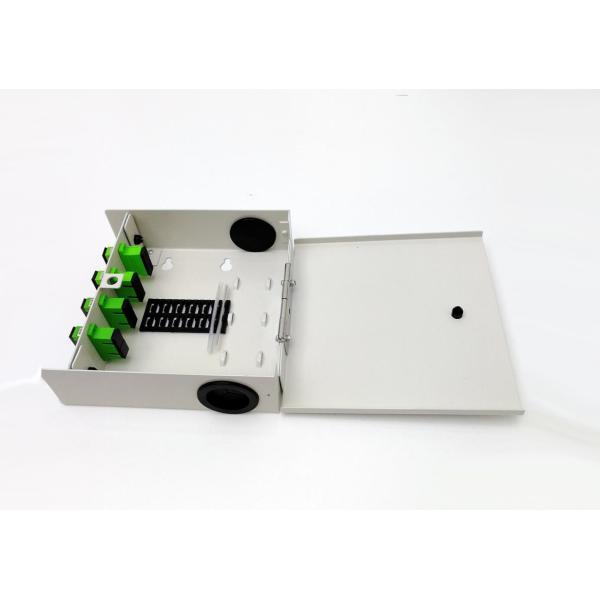 4fo 8 Core Fiber Optic Terminal Box FTB OTB Wallmount FTTH SC/APC Duplex Steel Tape