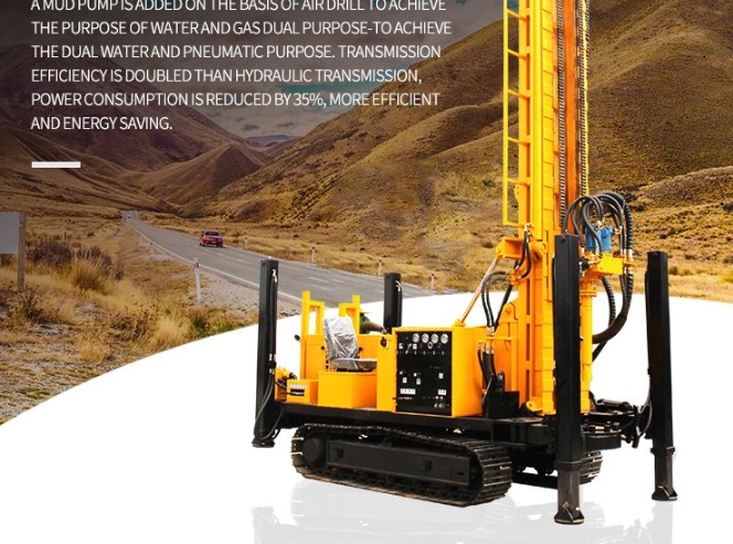 Универсальная машина буровой установки водяной скважины Tophammer Crawler