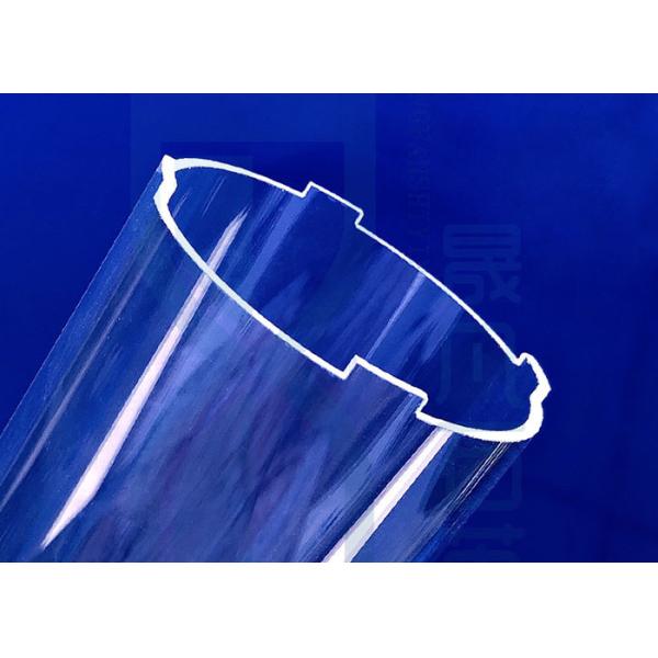 Таможня машины Cnc заморозила трубку плавленного кварца Iso9001 со сверля отверстиями