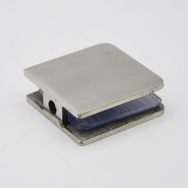 Stainless steel Glass Clip 0 degree RS2304, 45X45mm, thickness 3mm, 4mm, SS201 satin, mirror, golden, black