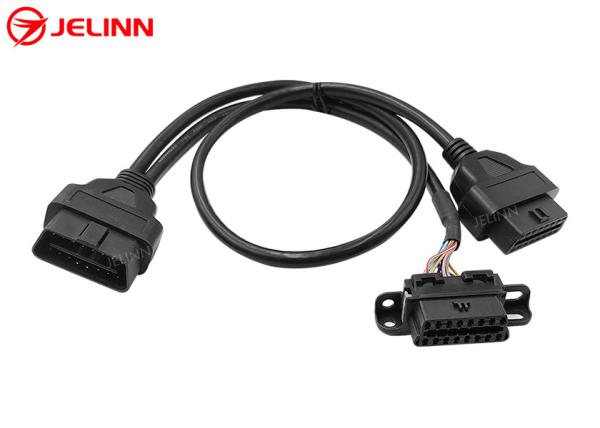 OBD OBDII Male to BMW OBD2 Female and OBD2 Female Split Y Cable