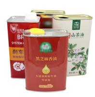 Conteneur adapté aux besoins du client de Tin Can Olive Cooking Oil en métal 500g avec le bec flexible
