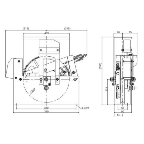 Шкив напряжения губернатора лифта 2 путей/части подъема безопасности запасные