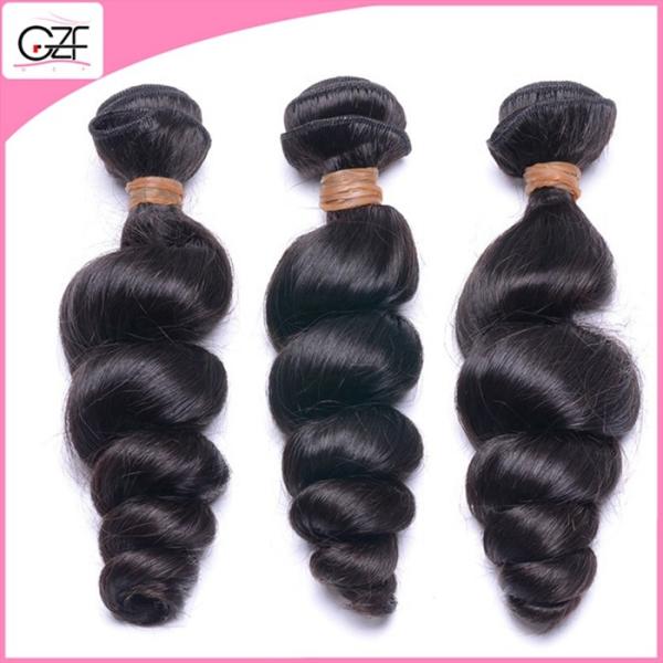 Unprocessed Wet and Wavy Hair Queen Peruvian Virgin Hair Loose Wave For African American Black Lady