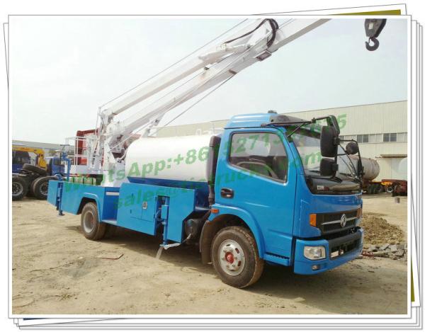 Truck Mounted 16m Aerial Work Platforms woith Water tanker High Performance Whtsp:+8615271357675