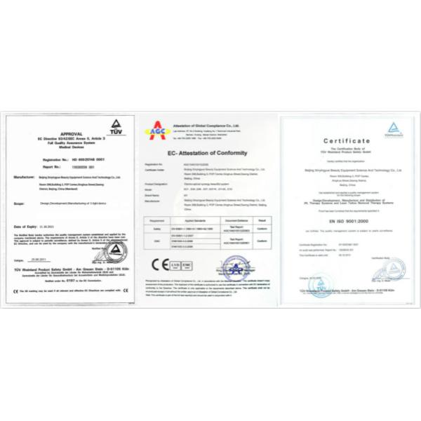 Portable Q - Switched ND Yag Laser , 532nm Professional Laser Tattoo Removal Equipment