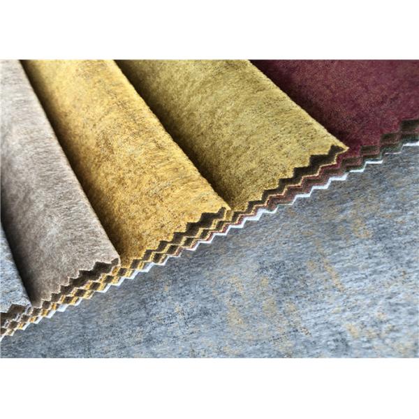 Бронзировать занавеса Голландии ткани драпирования бархата софы 400GSM роскошный вяжет