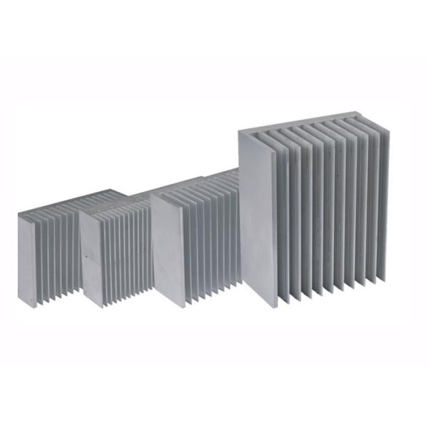 Радиатор ребра прессовал поверхностное покрытие электрофореза профилей теплоотвода