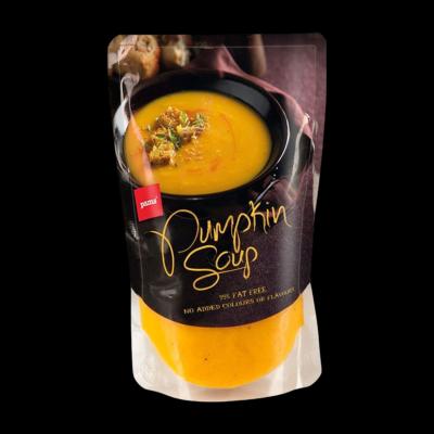 Logo Printed Soup Pouch Packaging Microwave Oven Cooking BPA Free Materials
