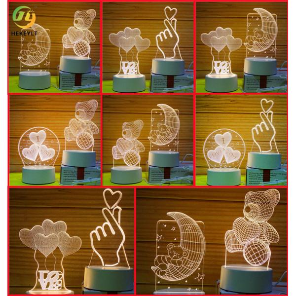 Новинка Moon 3D Led Night Light для украшения дома для детей в Малайзии